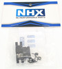 NHX RC Aluminum 3-Shoe Clutch Shoes with Springs -Black : 1/8