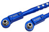 NHX RC Aluminum CNC Adjustable Steering Rod (2) -Blue: Axial SCX6