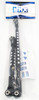 NHX RC Aluminum CNC Adjustable Steering Rod (2) -Black: Axial SCX6