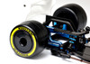 Exotek 2118 1/10 Rear Rubber Tires 36X Medium (2) w/ Foam Insert : Exotek F1 Wheels