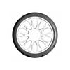 GRP GTH03-XB2 1:8 GT T03 REVO XB2 Extra Soft Tires w/ 20 Spoked White Wheel (2)