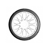 GRP GTH03-XM5 1:8 GT T03 REVO XM5 Medium Tires w/ 20 Spoked White Wheel (2)