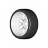 GRP GTH04-XB2 1:8 GT T04 SLICK XB2 Extra Soft Tires w/ 20 Spoked White Wheel (2)
