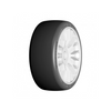 GRP GTH04-XM2 1:8 GT T04 SLICK XM2 Super Soft  Tires w/ 20 Spoked White Wheel (2)