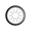 GRP GTJ03-XB1 1:8 GT T03 REVO XB1 Ultra Soft Tires w/ 20 Spoked White Wheel (2)