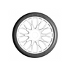 GRP GTJ04-XB1 1:8 GT T04 SLICK XB1 Ultra Soft Tires w/ 20 Spoked White Wheel (2)
