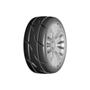 GRP GTK03-XB3 1:8 GT T03 REVO - XB3 Soft Tires w/ 20 Spoked Silver Wheel (2)