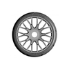 GRP GTK03-XB3 1:8 GT T03 REVO - XB3 Soft Tires w/ 20 Spoked Silver Wheel (2)