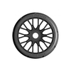 GRP GTX03-XM2 1:8 GT T03 REVO XM2 Super Soft Tires w/ 20 Spoked Black Wheel (2)