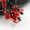 Yeah Racing KYMB-005RD Aluminum Knuckle Arm Red : Kyosho Mini-Z MB-010