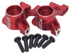 NHX RC Aluminum Steering Block (2)-Red for Traxxas 4-Tec 2.0 / 3.0