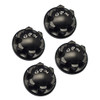 GPM Racing Aluminum 6061-T6 Wheel Lock Black : 1/8 Sledge / 1/10 E-Revo