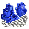 GPM Racing Aluminum 7075-T6 Front Or Rear Gear Box Blue : Traxxas 1/8 Sledge