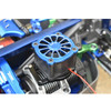 GPM Racing Aluminum 6061-T6 Motor Heatsink w/ Cooling Fan Black : 1/8 Sledge