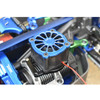 GPM Racing Aluminum 6061-T6 Motor Heatsink w/ Cooling Fan Red : 1/8 Sledge