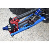 GPM Racing Aluminum 6061-T6 Front Lower Arms Blue : 1/8 Sledge