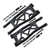 GPM Racing Aluminum 6061-T6 Front Lower Arms Black : 1/8 Sledge