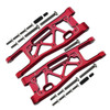 GPM Racing Aluminum 6061-T6 Front Lower Arms Red : 1/8 Sledge