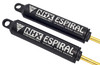 NHX RC 110mm Espiral Two Stage Internal Spring Damper Shocks (2) Black : Crawler