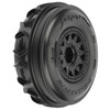 Pro-Line 10212-10 1/10 Dumont Front Tires 2.2"/3.0" SC w/12mm Black Raid Wheels (2)
