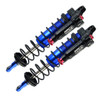 GPM Alum 6061-T6 Front L-Shape Piggy Back Adjustable Spring Shock 128mm Blue for Sledge