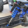 GPM Alum 6061-T6 Rear L-Shape Piggy Back Adjustable Spring Shock 143mm Blue for Sledge