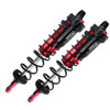 GPM Alum 6061-T6 Rear L-Shape Piggy Back Adjustable Spring Shock 143mm Red for Sledge