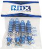 NHX RC Aluminum Front & Rear Shocks (4): Losi Mini-T 2.0 -Blue