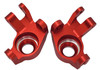 NHX RC Aluminum Front  Steering Knuckle Spindle L/R for Axial SCX6 -Red