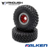 Vanquish VPS10103 Falken Wildpeak M/T 1.9 Tires (2) Red Compound w/ Cell Foam