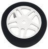 NHX RC 1/10 Alpha SH35 Pre-Glued Foam Rear Tires/Wheels 30mm (2) White