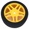 NHX RC 1/10 Alpha SH35 Pre-Glued Foam Rear Tires/Wheels 30mm (2) Yellow