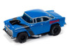 Auto World Xtraction R35 1955 Chevy Bel Air Blue HO Scale Slot Car