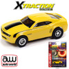 Auto World Xtraction Today 2010 Chevrolet Camaro SS Yellow HO Scale Slot Car