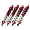 GPM Aluminum Front & Rear Adjustable Dampers 130mm Red : Corally Sketer XL4S
