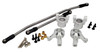 NHX RC Aluminum Steering Knuckle C-Hub & Rod Set : Axial Wraith / RR10 -Silver