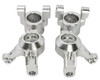 NHX RC Aluminum Steering Knuckle C-Hub & Rod Set : Axial Wraith / RR10 -Silver