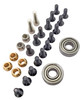 NHX RC Brass Steering Knuckle Alum C-Hubs & Rod Set :Axial Wraith / RR10 -Black