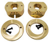 NHX RC Brass Steering Knuckle Alum C-Hubs & Rod Set :Axial Wraith / RR10 -Silver