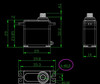 Reef's RC REEFS135 RAW 100 High Torque High Speed Mini Coreless Servo Black