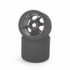 Contact RC JT3-28RA 1/12 A Foam Hex Rear Soft Pink Tires 28Sh w/ Black Rim 46mm (2)