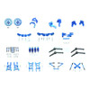 GPM Aluminum Upgrade Combo Pack Blue for 1/10 Traxxas Ford GT 4-Tec 2.0 / 3.0