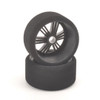 Contact RC JW2-35FA WGT10 Front Tires 35Sh w/ Black Carbon Rim 60mm (2)