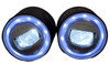 NHX RC Round Headlight LED Set - White Blue Ring