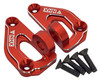 NHX RC Aluminum Body Mounts for Axial SCX6 -Red