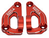 NHX RC Aluminum Body Mounts for Axial SCX6 -Red