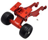 NHX RC Aluminum Adjustable Wheelie Bar Arrma 1/8 Kraton / Outcast - Red