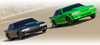 Traxxas 9421G Ford 5.0 Mustang Painted Green Body w/ Decals for Drag Slash