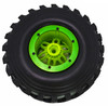 NHX RC P4 2.2" Air Tall Crawler Tires w/ Beadlock Wheel (4) for TRX-4 SCX10	-Green