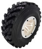NHX RC P4 2.2" Air Tall Crawler Tires w/ Beadlock Wheel (4) for TRX-4 SCX10	-White/Silver